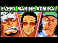 All 6 Marine Admirals and Their Powers Explained! (One Piece Every Admiral)