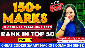 🔥📘Cheat Codes To Score 150+ in CSIR NET June 2025 with Ease! | Logical Guess CSIR NET June 2025 🔥-09