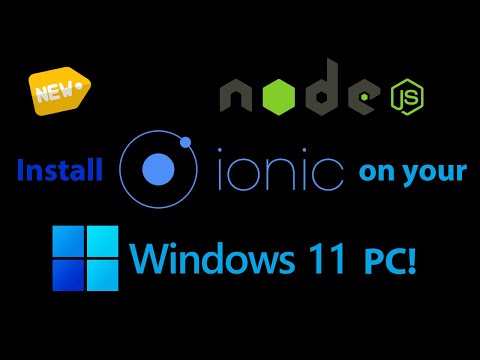 Install Latest version ionic on your Windows 11 - PC Easyly! || nodejs || Angular || React