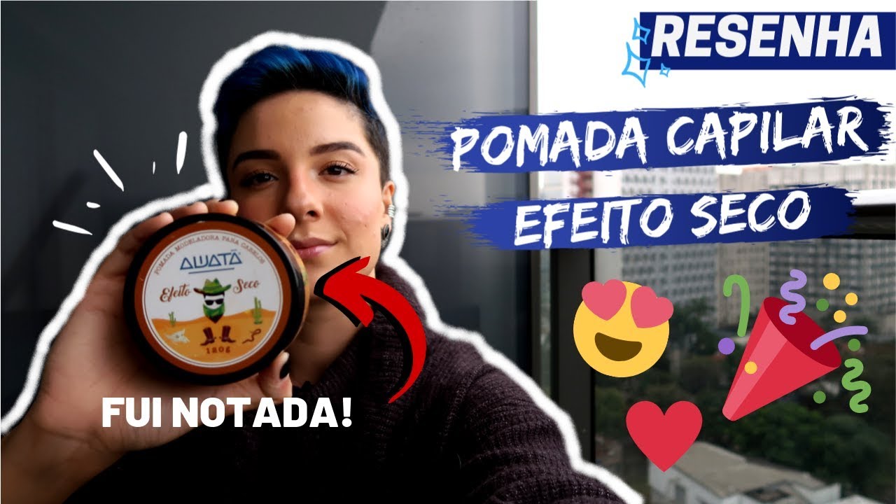 POMADA  EFEITO SECO PARA MODELAR CABELO CURTO (Pixie Cut) | Resenha