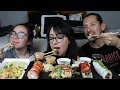 SUSHI AND POKE MUKBANG | EATING SHOW