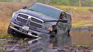 DODGE RAM 1500 vs MITSUBISHI PAJERO vs NIVA [MUD EXTREME Offroad]