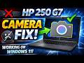 Fix HP 250 G7 Camera Not Working Using Official Driver Windows 11