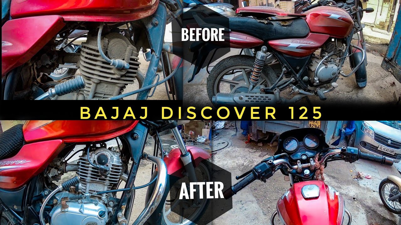 14 saal purani bike ko nayi jaisi banai Bajaj Discover 125 YouTube