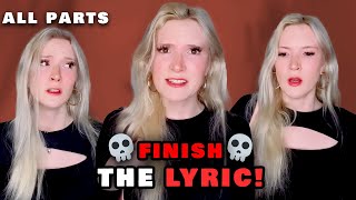ALL PARTS #pov the game of finish the lyric is d€@dly... #acting #viral #story #foryou