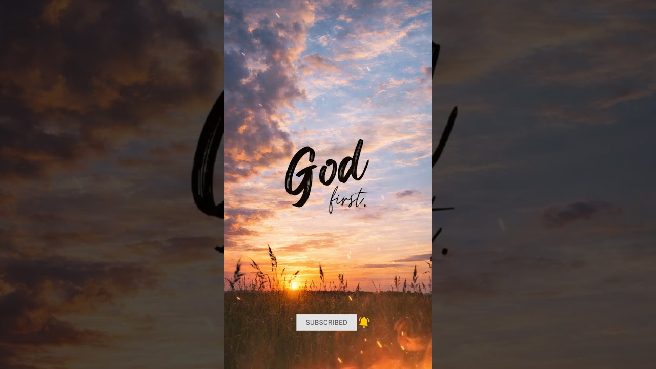 God First. Everything Else Follows ♥️