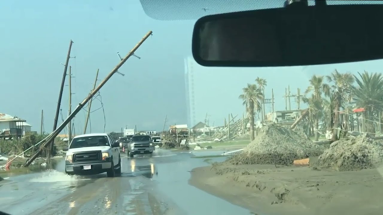 Homeowners Survey Widespread Hurricane Damage in 'Uninhabitable' Grand Isle, Louisiana