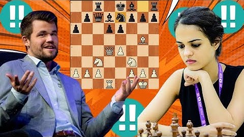 First class Magnus Carlsen vs Tania Sachdev 13