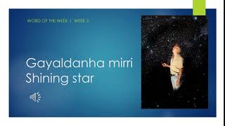 WEEK 5: Gayaldanha Mirrii