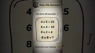 Only Geniuses Can Solve This! 🧠 #genius #test