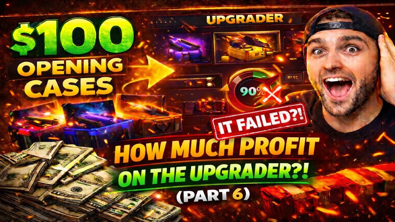 Opening 100 Dollars Worth of Cases To See How Much Profit We Can Get On The Upgrader!!! (Part 6)