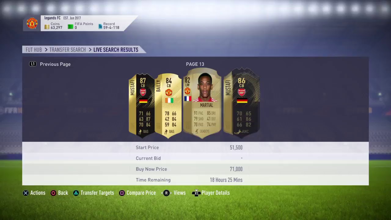 Fifa 18 150k squad builder