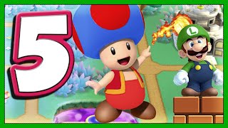 New Super Mario Bros Wii - Part 5 Walkthrough W-5 (Nintendo Wii)