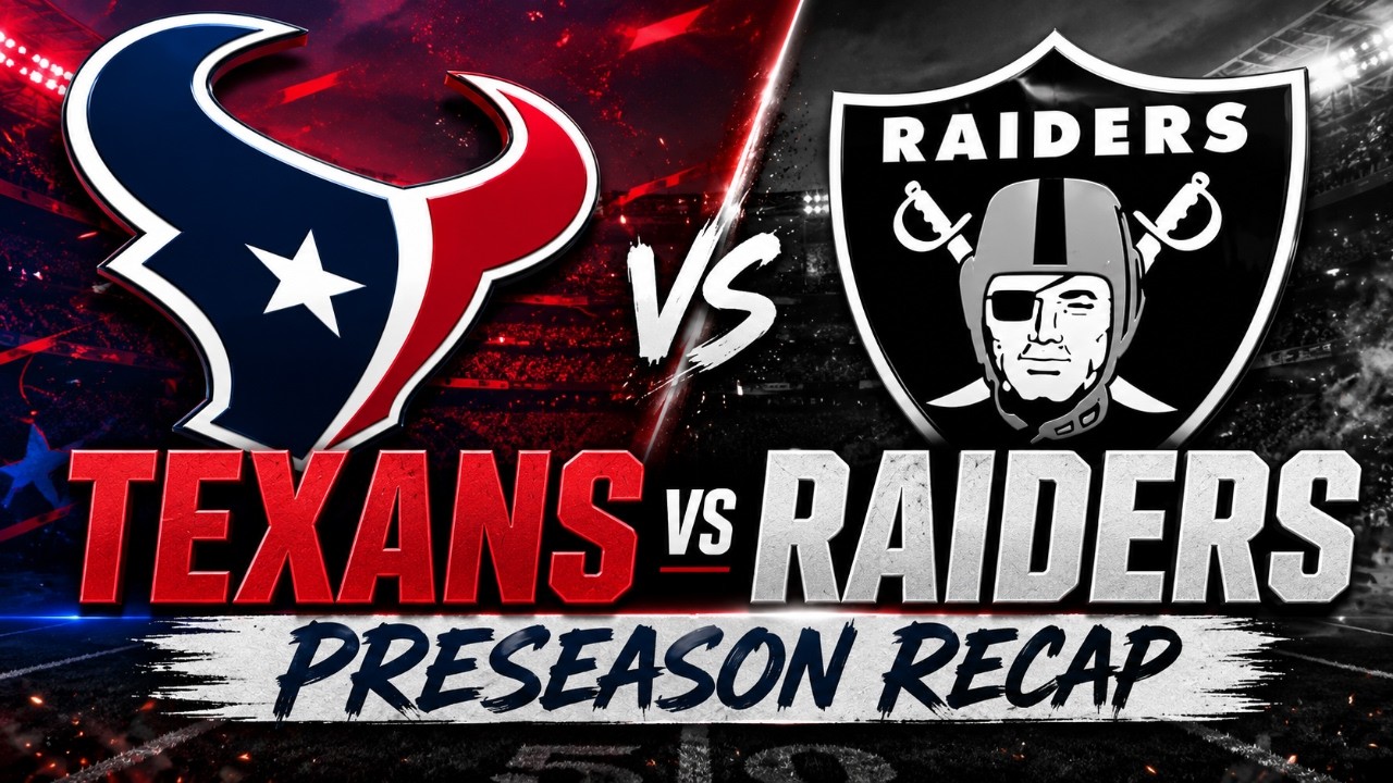 Texans vs. Raiders Preseason Recap w/ Jeremy Chuggs | Higgins Injury, Stroud & More
