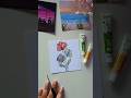 watercolor painting for beginners #shorts #painting #trending