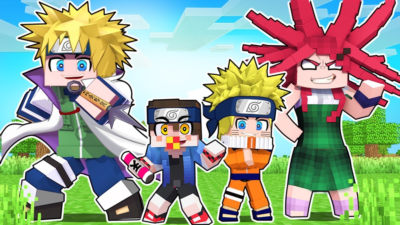 FAMÍLIA do NARUTO ADOTOU o TREVOR no Minecraft