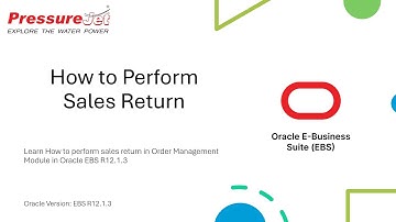 How to Perform Sales Return | Oracle EBS R12