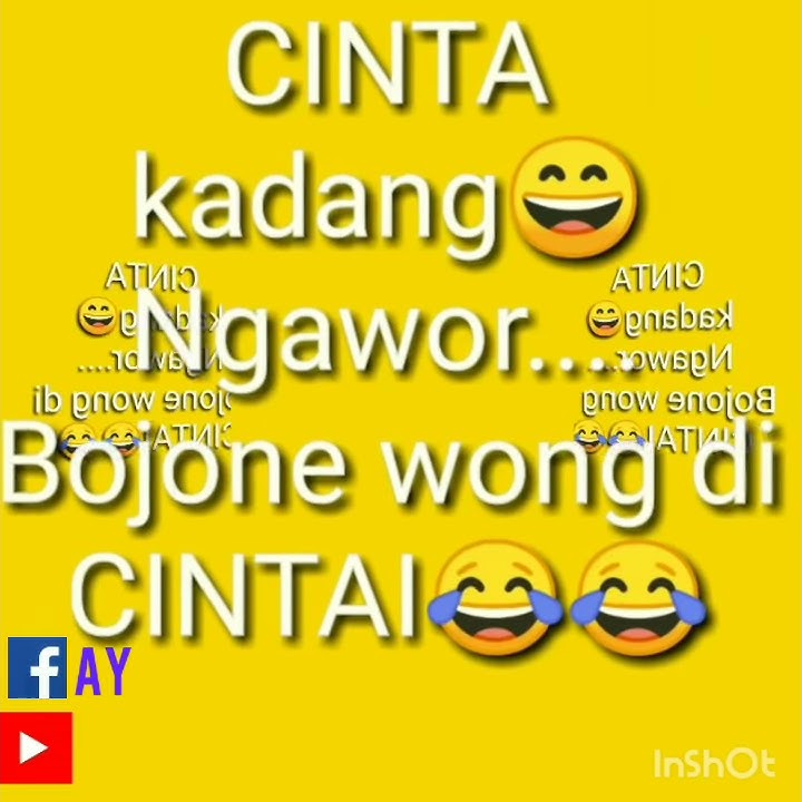 Story wa:cinta bojone wong
