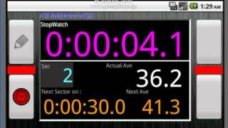 TSD Rally Timer for Android [Development] screenshot 3