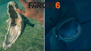 Yaran Crocodile Vs Bull Shark Attack Comparison // Far Cry 6 screenshot 5