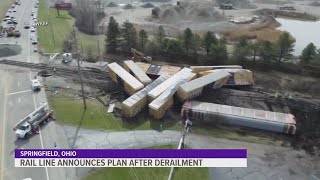 Officials: No sign of a spill after 20-car Norfolk Southern train derailment in Ohio