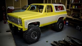 RC4wd Chevy Blazer Trailfinder 2 Build Part 5 Paint & Body