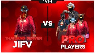 1 VS 4 Proplayer [ JIFV ] 💖🔥