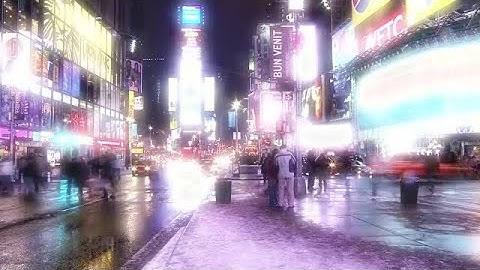 Times Square Time-Lapse Stock Video