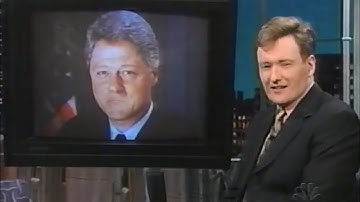 Bill Clinton (12/16/98) Late Night with Conan O