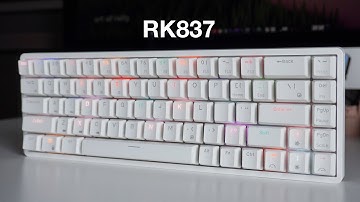 Royal Kludge RK837 (RK68) Mechanical Keyboard Unboxing - ASMR