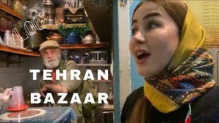 کوچکترین چایخونه تهرانiran vlog,tehran grand bazaar,smallest tea house in iran