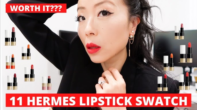 Hermès  Applying your Rouge Hermès matte lipstick 