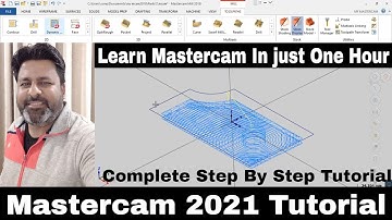 Mastercam 2020 Tutorials For beginners In hindi | Mastercam 2020 Dynamic milling | #mastercam