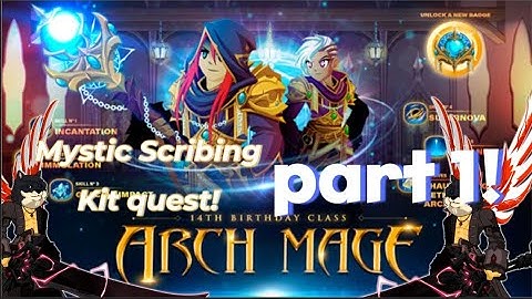 AQW archmage class guide part 1 Mystic Scribing Kit quest