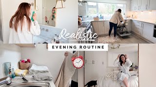 REALISTIC EVENING ROUTINE OF A MUM OF THREE | SKINCARE, CLEANING, ME TIME AND ORGANISATION 2024