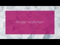 Roger huffman  appearance