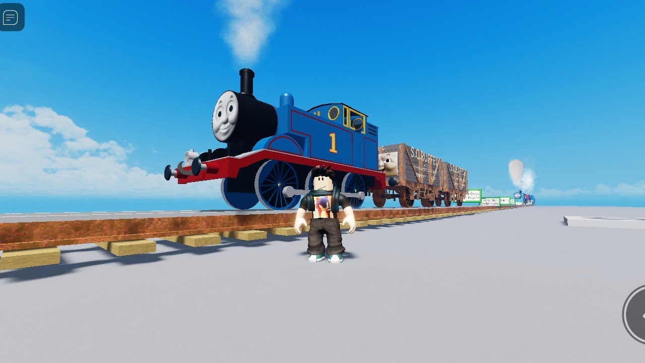 Jugando un poco al Roblox en Thomas jump race xdd