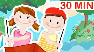 ROW YOUR BOAT Song + Best Nursery Rhymes For Kids Compilation