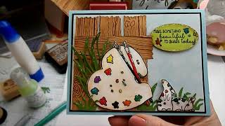 You can Create Spring Cards with No Mess Paint Splatter! by becnsam Crafting Fun 124 views 1 month ago 12 minutes, 35 seconds