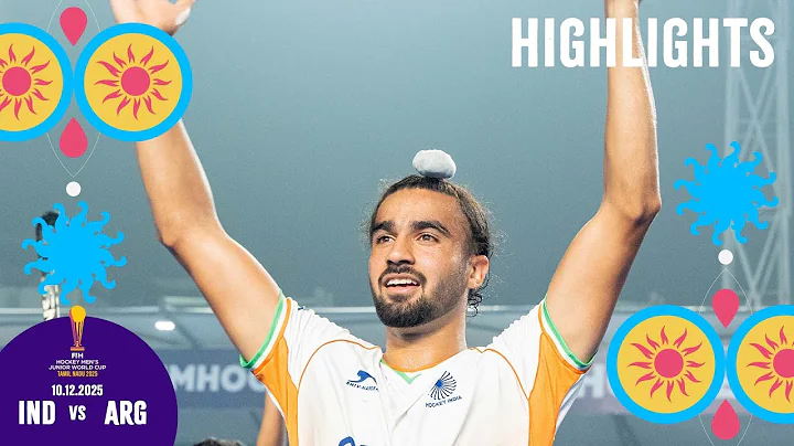 FIH Hockey Men's Junior World Cup 2025 Tamil Nadu: Bronze medal game -Highlights: India vs Argentina