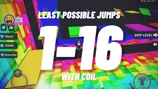 Doing Speedrun 4 in the least amount of jumps Pt.1 (coiled)