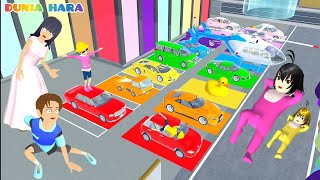 Hah Mio Hilang 😱 Yuta Cari Mobil Rainbow Pelangi 🌈 Buka Pintu Yakuza Bocil | Sakura School Simulator screenshot 2