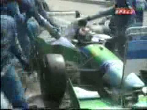 F1 1994 German GP Benneton Pit Fire - YouTube
