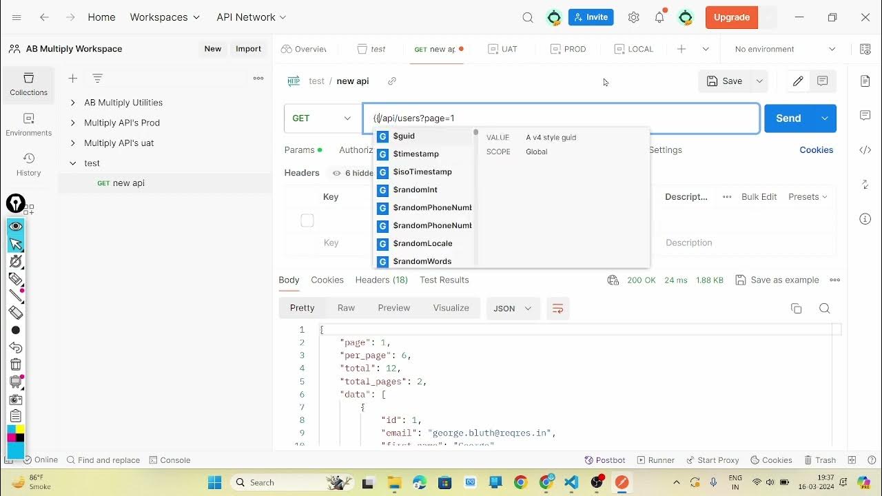 How to add environment in postman how to set local uat prod