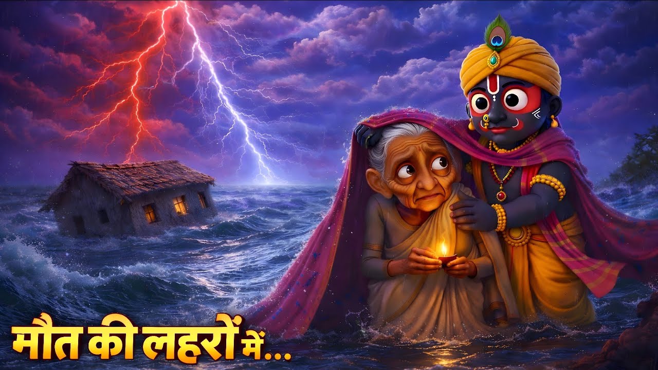 मौत की लहरे | महाप्रभु जगन्नाथ खुद आए टूटी झोपड़ी में | एक बूढ़ी माँ की सच्ची भक्ति |Jagannath Story