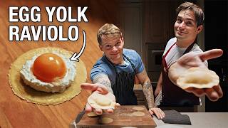 Easy Recipes for Beginners: Egg Yolk-Stuffed Ravioli with Jumbo Lump Crab