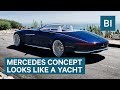 This electric mercedesbenz concept looks like a luxury yacht on wheels