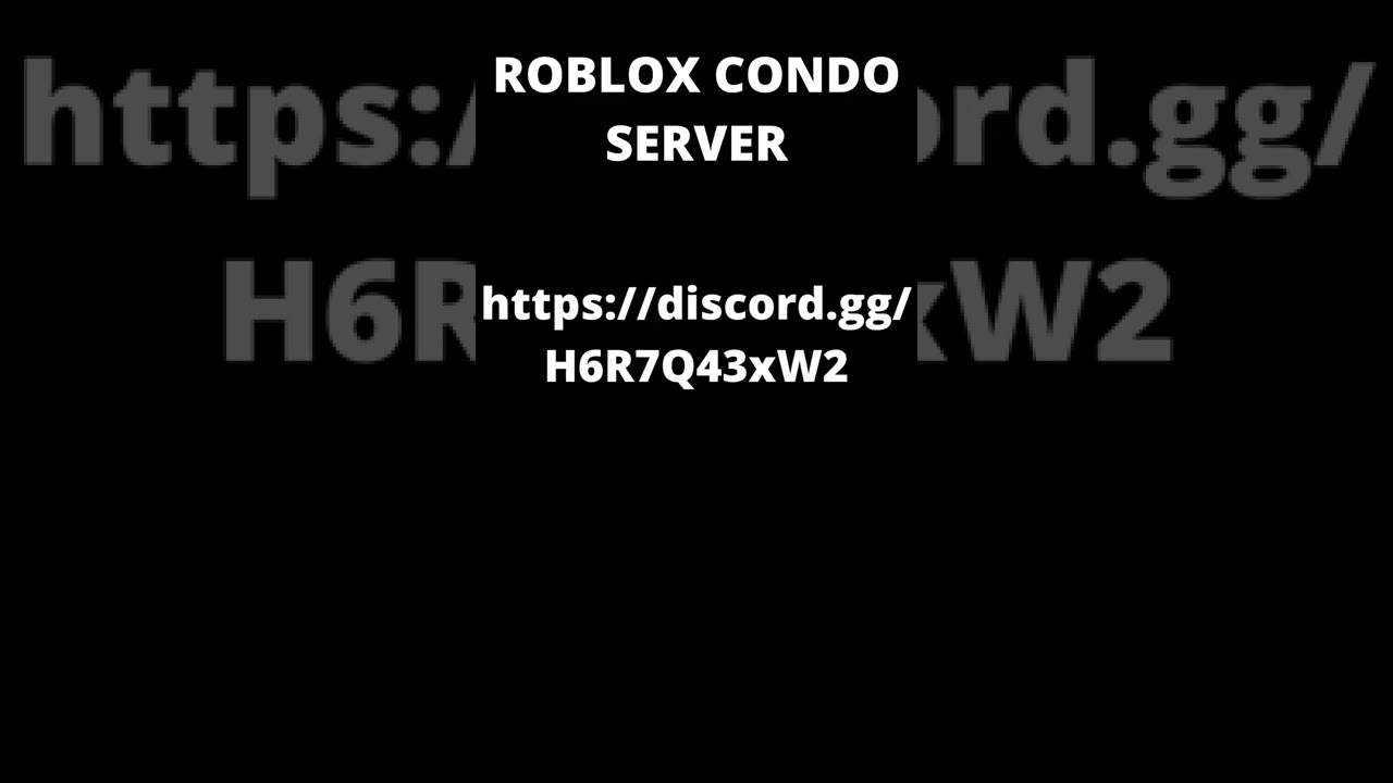 Roblox Condo Discord Server LINK IN DESC #condo #robloxcondo  #scentedcons2023 #condos #condogames from condo roblox games discord Watch  Video 