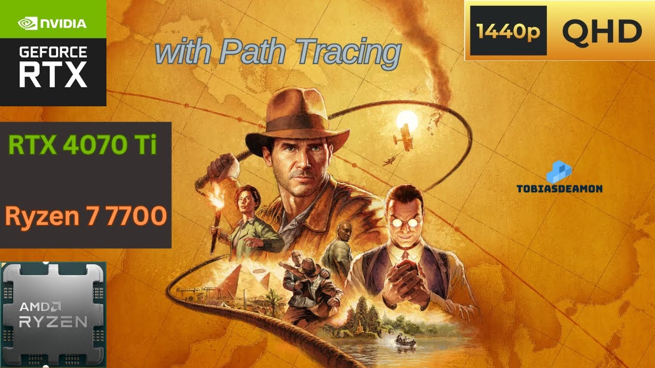 Indiana Jones and the Great Circle - Ultra preset, PT High, DLSS Q, FG ON -  1440p60