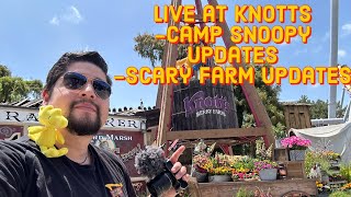 🔴LIVE Knotts Berry Farm Park Updates